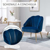 Poltrona-in-Velluto-Imbottita-con-Schienale-a-Conchiglia-per-Camera-e-Salotto-,-63x65x84cm-sesia-poltroncina-soggiorno-ufficio-studio-F839-205BUA