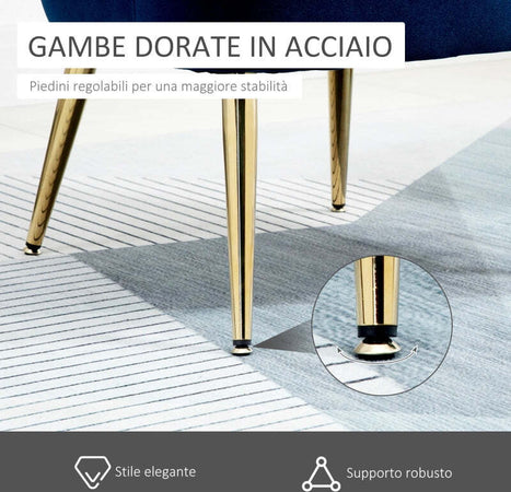 Poltrona-in-Velluto-Imbottita-con-Schienale-a-Conchiglia-per-Camera-e-Salotto-,-63x65x84cm-sesia-poltroncina-soggiorno-ufficio-studio-F839-205BUA