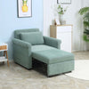 Poltrona-Letto-a-sedia-materasso-brandina-Lettino-Singolo-con-Schienale-Regolabile-in-4-Posizioni-e-Seduta-Imbottita,-96x84.5x87.5-cm,-Verde-F839-477V00GNA