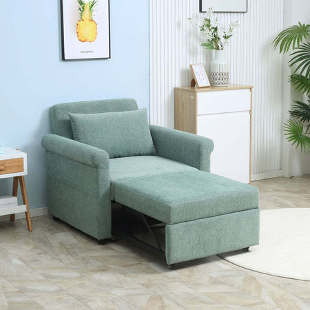 Poltrona-Letto-a-sedia-materasso-brandina-Lettino-Singolo-con-Schienale-Regolabile-in-4-Posizioni-e-Seduta-Imbottita,-96x84.5x87.5-cm,-Verde-F839-477V00GNA