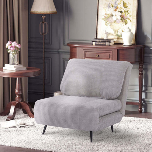 poltrona-Letto-a-sedia-materasso-brandina-Letto-2-in-1-Singola,-Schienale-Regolabile-su-3-Livelli-e-Imbottito-,-Struttura-in-Legno-e-Acciaio-F839-463V01LGA