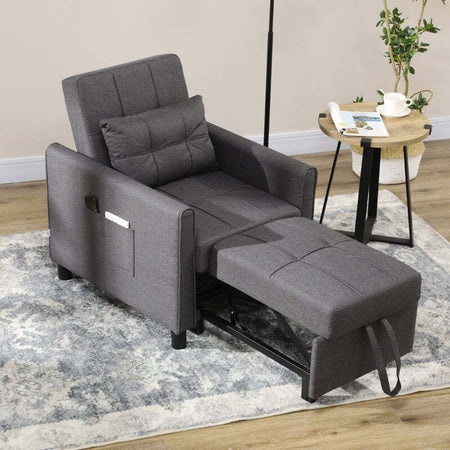 Poltrona-Letto-a-sedia-materasso-brandina-Letto-Singolo-Reclinabile-su-3-Livelli-con-Cuscino-Extra,-69x82x85cm,-Grigio-F839-670V00GYA