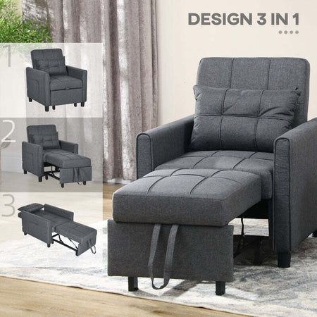 Poltrona-Letto-a-sedia-materasso-brandina-Letto-Singolo-Reclinabile-su-3-Livelli-con-Cuscino-Extra,-69x82x85cm,-Grigio-F839-670V00GYA