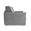 Poltrona letto Piri con rete elettrosaldata in tessuto Roma 23 grigio