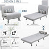 Poltrona-Letto-Singolo-con-Materasso-e-Cuscino-Imbottito-grigio-,-Telaio-in-Metallo-e-Schienale-Regolabile-90-180°,-Beige-divanetto-ospiti-F833-066BGA