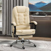 Poltrona-Massaggiante-Ergonomica-ad-Altezza-Regolabile-con-6-Punti-Vibranti,-65x160x104-cm,-Crema-XC6921-318V92CWXC6