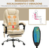Poltrona-Massaggiante-Ergonomica-ad-Altezza-Regolabile-con-6-Punti-Vibranti,-65x160x104-cm,-Crema-XC6921-318V92CWXC6