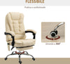 Poltrona-Massaggiante-Ergonomica-ad-Altezza-Regolabile-con-6-Punti-Vibranti,-65x160x104-cm,-Crema-XC6921-318V92CWXC6