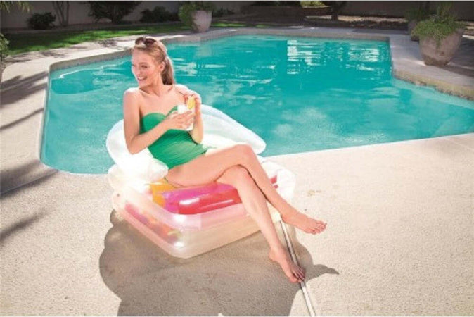 Poltrona Materassino Pieghevole 201x89cm High Fashion Folding Louge Schienale 43023 Giochi e giocattoli/Sport e giochi all'aperto/Giochi aquatici e piscine per bambini/Canotti e gonfiabili galleggianti Trade Shop italia - Napoli, Commerciovirtuoso.it
