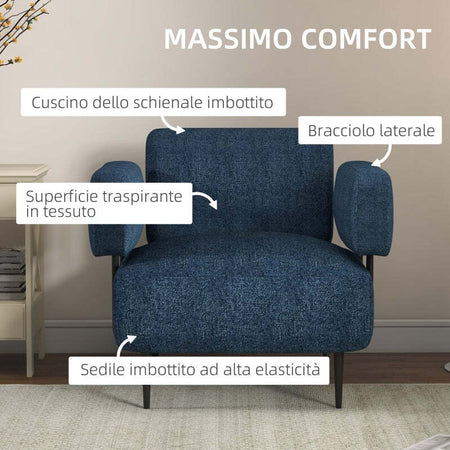 Poltrona-Moderna-per-Casa-e-Ufficio-in-Tessuto-effetto-Lino-imbottita-con-braccioli-89x72.5x76-cm,-Blu-Scuro-poltroncina-sedia-soggiorno-salotto-camera-studio-F839-757V00DBA
