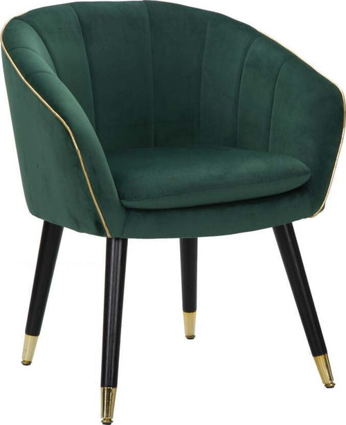 Poltrona-Paris-Verde/Gold-Cm-62X58X78