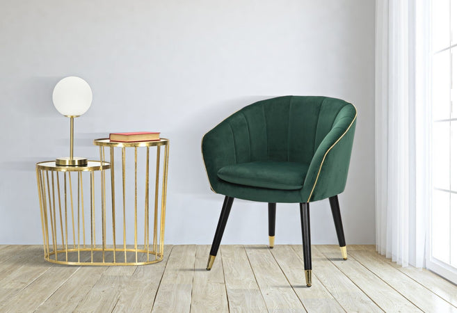 Poltrona-Paris-Verde/Gold-Cm-62X58X78
