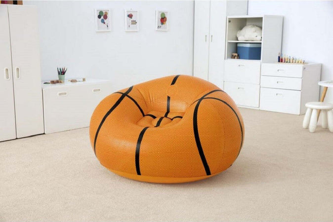 Poltrona Pouf Gonfiabile Design Palla Da Basket Bambini Ragazzi 114x112x66cm 75103 Giochi e giocattoli/Sport e giochi all'aperto/Giochi aquatici e piscine per bambini/Canotti e gonfiabili galleggianti Trade Shop italia - Napoli, Commerciovirtuoso.it