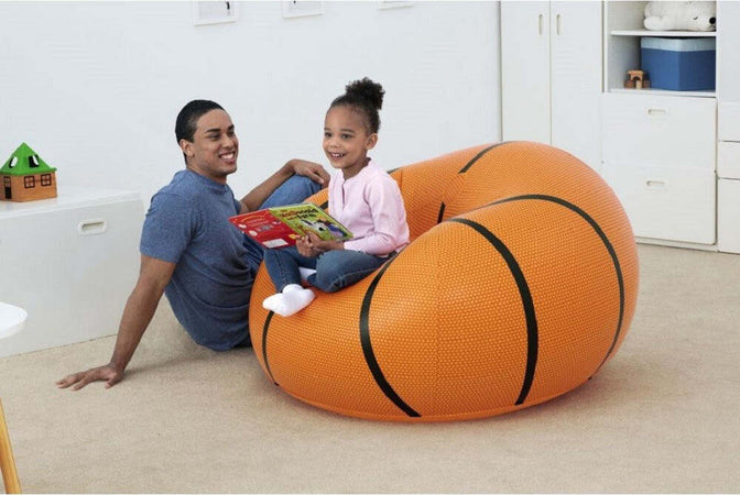 Poltrona Pouf Gonfiabile Design Palla Da Basket Bambini Ragazzi 114x112x66cm 75103 Giochi e giocattoli/Sport e giochi all'aperto/Giochi aquatici e piscine per bambini/Canotti e gonfiabili galleggianti Trade Shop italia - Napoli, Commerciovirtuoso.it