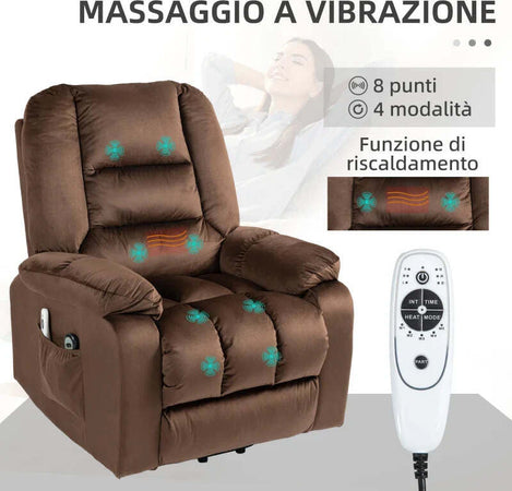 Poltrona-Relax-Alzapersona-Reclinabile,-Massaggiante-e-Riscaldata-in-Velluto,-Marrone-WS9713-160V90DRWS9