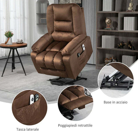 Poltrona-Relax-Alzapersona-Reclinabile,-Massaggiante-e-Riscaldata-in-Velluto,-Marrone-WS9713-160V90DRWS9