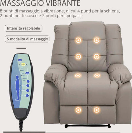 Poltrona-Relax-con-8-Punti-Massaggio-e-Reclinazione-a-165°-in-Finta-Pelle,-Grigio-CX8700-124V91GYCX8