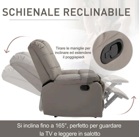 Poltrona-Relax-con-8-Punti-Massaggio-e-Reclinazione-a-165°-in-Finta-Pelle,-Grigio-CX8700-124V91GYCX8