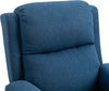 Poltrona-Relax-Elettrica-con-Schienale-Reclinabile-160°,-Poggiapiedi-e-Porta-USB,-Lino-Blu,-77-x-91-x-106cm-CV2833-844CV2