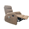 Poltrona relax Futura Mozart Taupè manuale 8 punti di massaggio