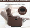 Poltrona-Relax-Manuale-con-Schienale-Reclinabile-145°-e-Poggiapiedi-in-Pelle-PU-Marrone,-76x91x106cm-YT6833-840YT6