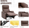 Poltrona-Relax-Manuale-con-Schienale-Reclinabile-145°-e-Poggiapiedi-in-Pelle-PU-Marrone,-76x91x106cm-YT6833-840YT6