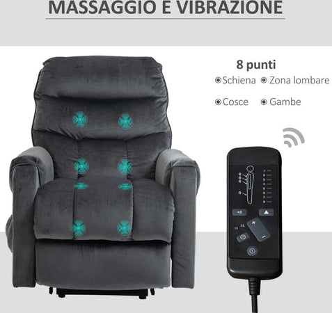 Poltrona-Relax-Reclinabile-a-135°,-Massaggiante-e-Alzapersona-con-Telecomando,-79x97x103cm,-Grigio-TR1713-090V90CGJU4