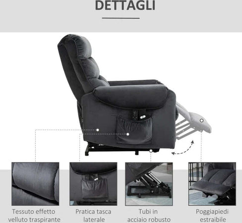 Poltrona-Relax-Reclinabile-a-135°,-Massaggiante-e-Alzapersona-con-Telecomando,-79x97x103cm,-Grigio-TR1713-090V90CGJU4