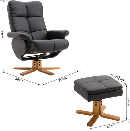 Poltrona-Sedia-ufficio-studio-salotto-soggiorno-Relax-Reclinabile-con-Poggiapiedi-in-Pelle-PU-Nero-F833-359BKA