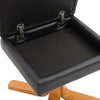 Poltrona-Sedia-ufficio-studio-salotto-soggiorno-Relax-Reclinabile-con-Poggiapiedi-in-Pelle-PU-Nero-F833-359BKA