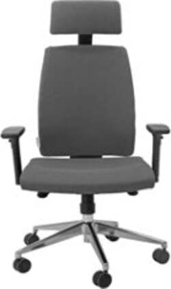 Poltrona semidirezionale Larissa XL - con braccioli regolabili e poggiatesta - nero - Unisit Casa e cucina/Arredamento/Studio/Sedie e Sgabelli/Sedie da scrivania Eurocartuccia - Pavullo, Commerciovirtuoso.it