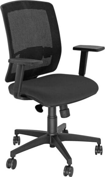 Poltrona semidirezionale Molly MLA - con braccioli regolabili - nero - Unisit Casa e cucina/Arredamento/Studio/Sedie e Sgabelli/Sedie da scrivania Eurocartuccia - Pavullo, Commerciovirtuoso.it