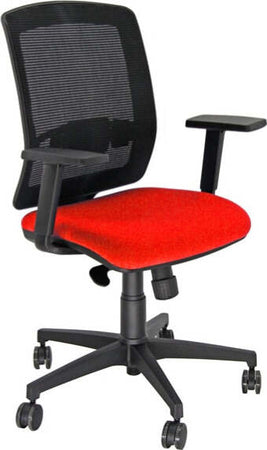 Poltrona semidirezionale Molly MLA - con braccioli regolabili - rosso - Unisit Casa e cucina/Arredamento/Studio/Sedie e Sgabelli/Sedie da scrivania Eurocartuccia - Pavullo, Commerciovirtuoso.it