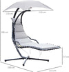 Poltrona-Sospesa-da-Giardino-con-Tettuccio-Orientabile-a-Protezione-UV,-Sedia-a-Dondolo-Sospesa-Imbottito-per-Esterno,-Grigio-190x115x190-cm--84A-042GY