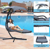 Poltrona-Sospesa-da-Giardino-con-Tettuccio-Orientabile-a-Protezione-UV,-Sedia-a-Dondolo-Sospesa-Imbottito-per-Esterno,-Grigio-Scuro-190x115x190-cm-84A-042CG