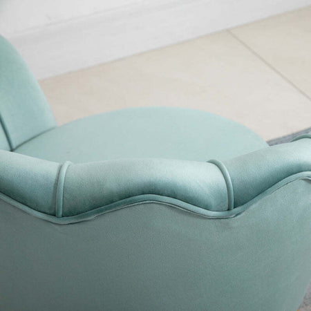 Poltrona-Vintage-di-Design-in-Velluto-Verde,-Poltroncina-da-Camera-con-Schienale-Alto-76x67x74cm-sedia-salotto-soggiorno-ufficio-studio-F839-012A