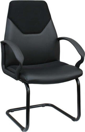 Poltrona visitatore Guru - nero - Unisit Casa e cucina/Arredamento/Studio/Sedie e Sgabelli/Sedie da scrivania Eurocartuccia - Pavullo, Commerciovirtuoso.it