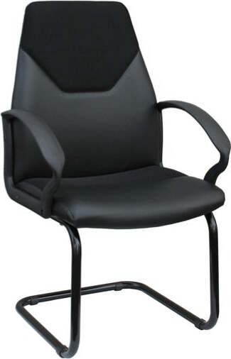 Poltrona visitatore Guru - nero - Unisit Casa e cucina/Arredamento/Studio/Sedie e Sgabelli/Sedie da scrivania Eurocartuccia - Pavullo, Commerciovirtuoso.it