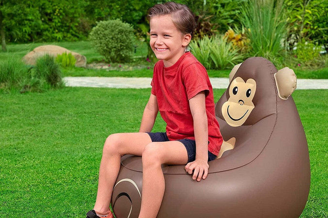 Poltroncina Poltrona Gonfiabile Design Animali Panda Scimmia Volpe 72 Cm 75116 Giochi e giocattoli/Sport e giochi all'aperto/Giochi aquatici e piscine per bambini/Canotti e gonfiabili galleggianti Trade Shop italia - Napoli, Commerciovirtuoso.it