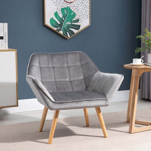 Poltroncina-Stile-Nordico-in-Legno-ed-Effetto-Velluto-Grigio-per-Soggiorno-o-Ufficio-,-64x62x72.5-cm-sedia-poltrona-salotto-studio-F833-799V00GYA