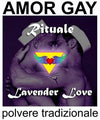 Polvere Polvo Amor Gay Lavender Love Drops Powder Polvere Esoterica Voodoo Tradizionale Santo Domingo / New Orleans