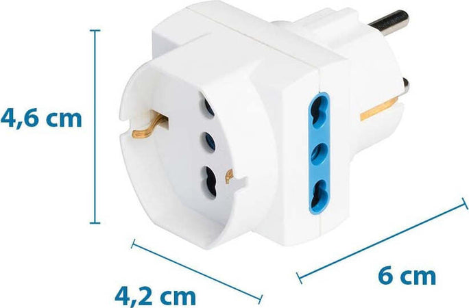 Poly Pool PP2351 Adattatore Triplo 16A spina tedesca Fai da te/Materiale elettrico/Multiprese Scontolo.net - Potenza, Commerciovirtuoso.it