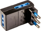 POLYPOOL-SECUR---ADATTATORE-SALVASPAZIO-SPINA-CON-3-PRESE-16A-2P+T-250V---COLORE-NERA