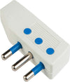 POLYPOOL-SECUR---SPINA-SALVASPAZIO-CON-SPINOTTI-ORIENTABILI-16A-2P+T-250-V---COLORE-BIANCO