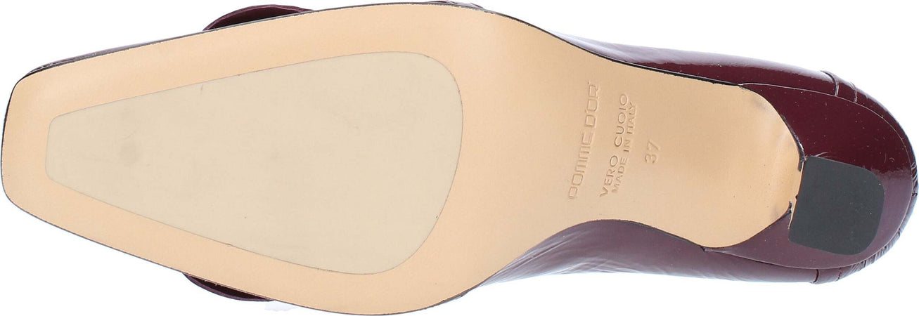 Pomme-d'Or-Scarpe-con-Tacco-Bordeaux-da-donna
