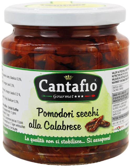 Pomodori secchi sott'olio Artigianali pomodorini sottolio seccati al sole CANTAFIO GOURMET® 280gr