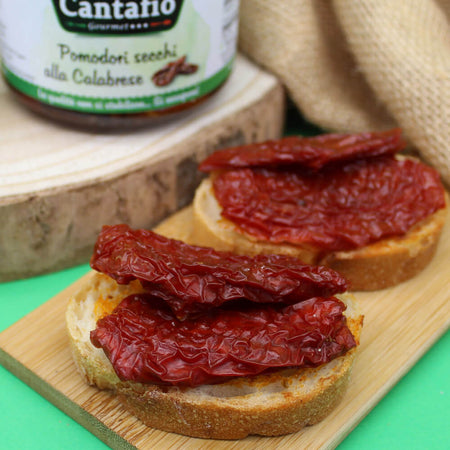 Pomodori secchi sott'olio Artigianali pomodorini sottolio seccati al sole CANTAFIO GOURMET® 280gr