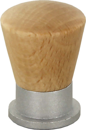 POMOLO-IN-LEGNO/OTTONE-SFERICO-ART.-745-mm-19-noce-chiaro