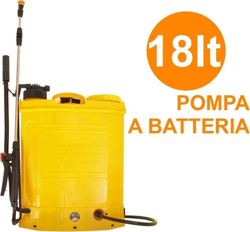 Pompa A Spalla Elettrica Manuale A Batteria Nebulizzatore Spruzzino 18 Lt Giardino e giardinaggio/Attrezzi da giardino e attrezzature per l'irrigazione/Attrezzature per l'irrigazione/Pompe spruzzatrici Trade Shop italia - Napoli, Commerciovirtuoso.it