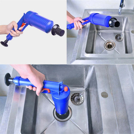 POMPA AD ARIA ALTA PRESSIONE SIFONE STURA LAVANDINO LAVELLO TUBO DI SCARICO WC Fai da te/Tubature grezze/Attrezzature per pozzi neri/Stantuffi Trade Shop italia - Napoli, Commerciovirtuoso.it
